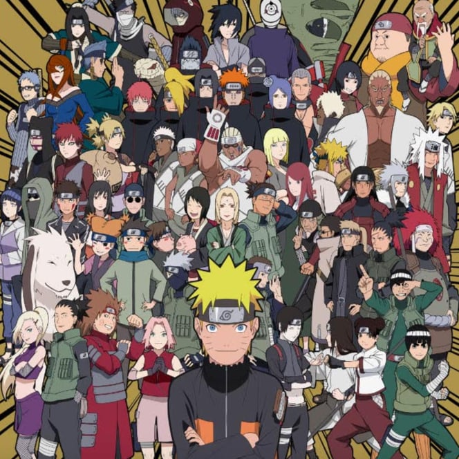Ninjas - Naruto Shippuden - Hochglanz Poster - SUNJA