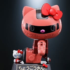 Hello Kitty - Char's Zaku II Ver. - Hello Kitty Chogokin Diecast - Tamashii Nations