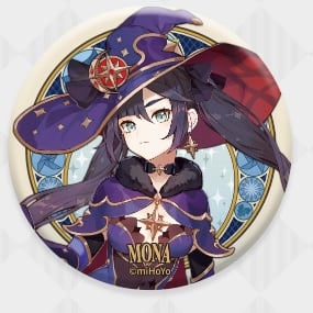 Mona - Genshin Impact - Mondstadt Series Chara Can Badge