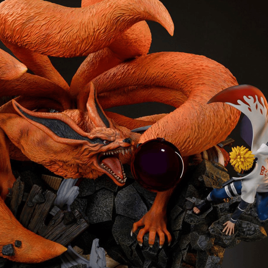 Battle of Destiny: Namikaze Minato vs Kurama - Naruto Shippuden Statue - HEX Collectibles