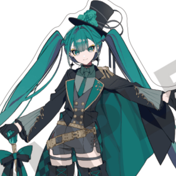 Hatsune Miku - Hatsune Miku Black Circus - Acrylaufsteller - Crux