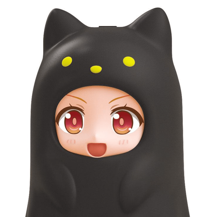 Ghost Cat Black - Nendoroid More Face Parts Case