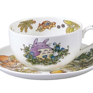 Totoro - Tasse mit Unterteller - Mein Nachbar Totoro
