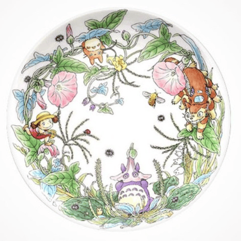 Totoro - Mein Nachbar Totoro - Teller (Bindweed) - Noritake