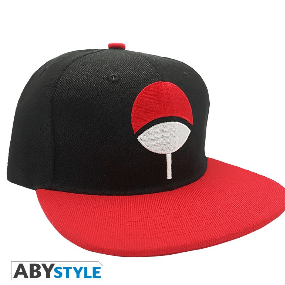 Snapback Cap/ Kappe - Black & Red - Uchiha - Naruto Shippuden - Abystyle