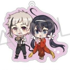 Kyouka Izumi und Atsushi Nakajima - Bungou Stray Dogs - Clear Candy - Acryl-Schlüsselanhänger