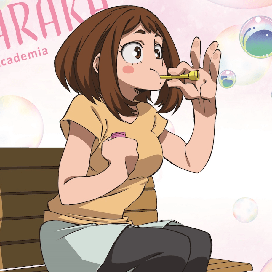 Ochako Uraraka (Blow! Soap Bubble!) - My Hero Academia - Clear File / Aktenhülle - Movic