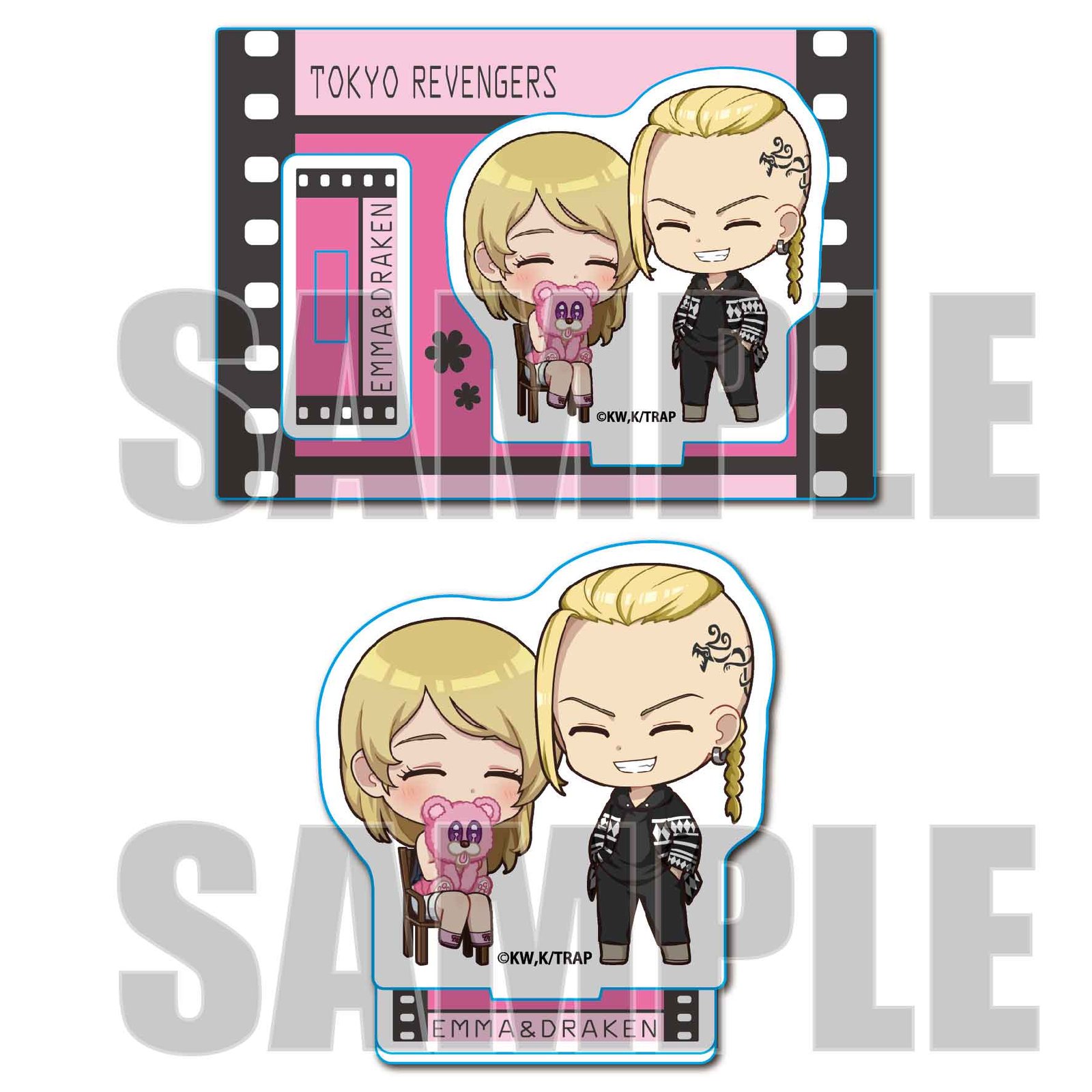 Memo Topics Emma & Draken - Tokyo Revengers - Mini Acrylaufsteller (Petit Memo ...