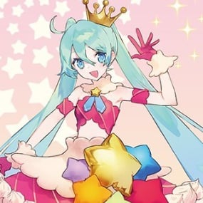 Hatsune Miku - Original Illustration Birthday Multi Cloth 2020 Ver. B - Handtuch - Taito