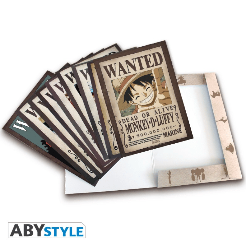 "Ruffy's Crew Wano" - One Piece - Portfolio 9 Wanted Poster (21 x 29,7 cm) - AbyStyle