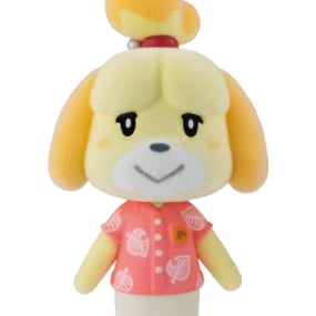 Melinda / Isabelle / Shizue - Minifigur mit beflockter Oberfläche - Animal Crossing: New Horizons - Bandai