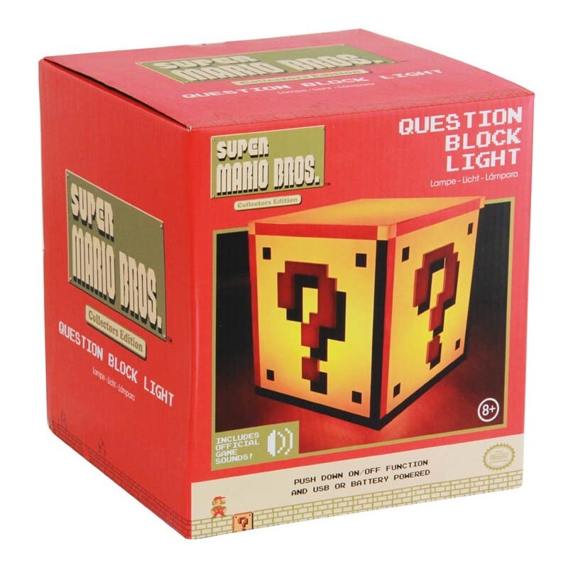 Fragezeichen-Block Lampe - Super Mario