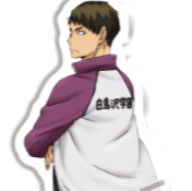 Wakatoshi Ushijima - Haikyu!! - Acrylaufsteller (Furimuki Whole Body) - Takaratomy Arts