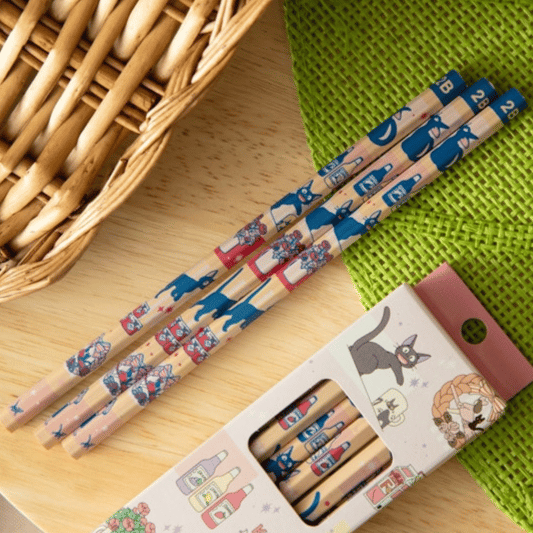 Jiji & Kiki Shopping - Kiki`s kleiner Lieferservice - Studio Ghibli - 12 er Stifte Set (2B) - Movic