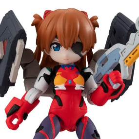 Asuka Langley Souryuu - Neon Genesis Evangelion Desktop Army Actionfigur - Megahouse