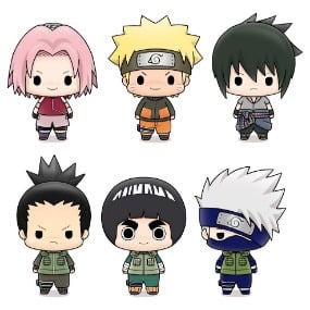 Naruto Shippuden - Chokorin Mascot Series - Komplettset (6 Figuren)