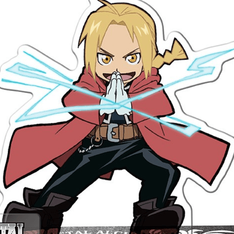 Edward Elric - Fullmetal Alchemist - Acrylaufsteller (Chibi Version) - AbyStyle