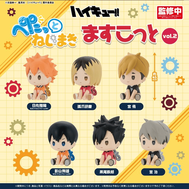 Random Selection - Haikyu!! - Petatto Nejimaki Mascot Vol. 2 - Bushiroad