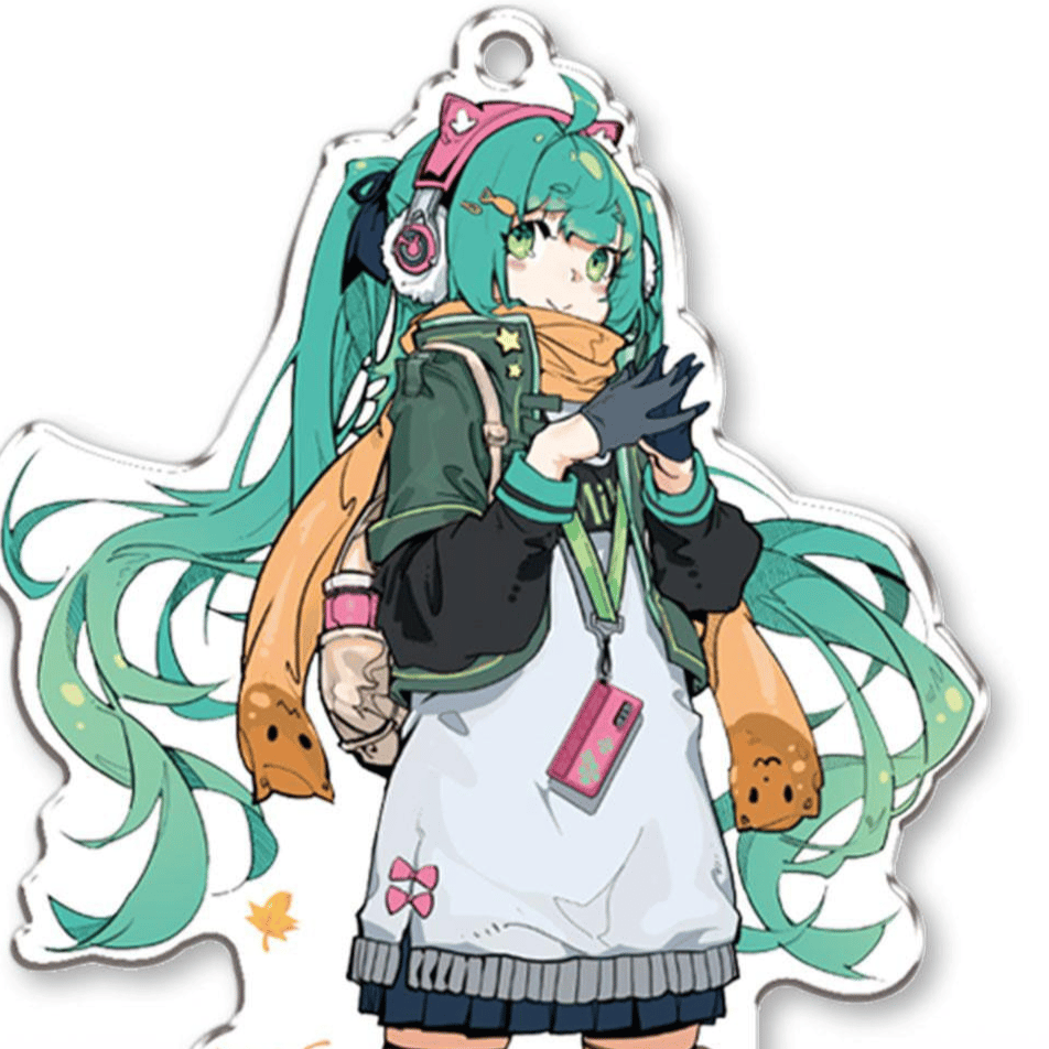 Hatsune Miku - QIUZHANG Design - Aki Ryokou / Herbstreise - Stand Keychain - Sega
