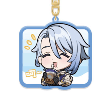 Ayato Kamisato (Chibi Stamp Series) - Genshin Impact - Acrylanhänger - miHoYo