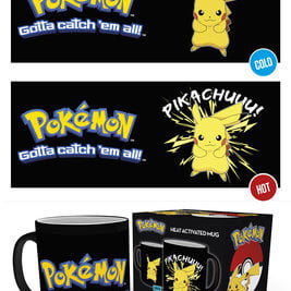 Pikachu Pokemon - Tasse mit Thermoeffekt / Zaubertasse