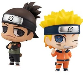Naruto Uzumaki und Iruka Umino - Naruto Chimi Mega Buddy Doppelpack - Megahouse