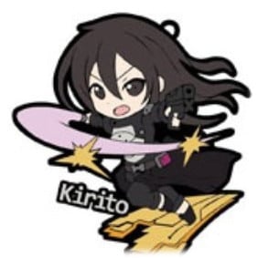 Sword Art Online II Niitengomu Gummi Anhänger - Kirito