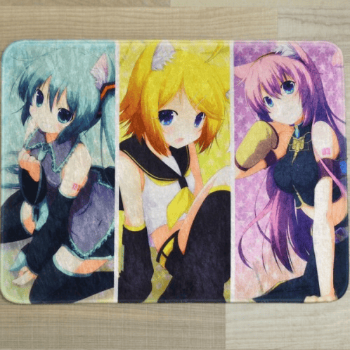 Hatsune Miku, Kagamine Rin, Megurine Luka - Fußmatte - Neko Cosplay - Vocaloid - Popbuddies