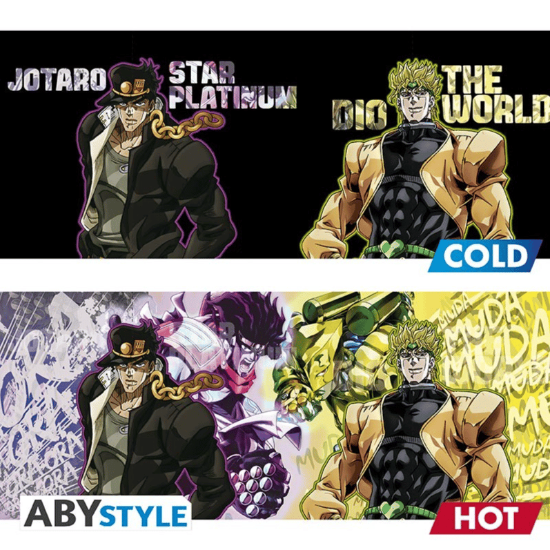 JoJo's Bizarre Adventure - 460 ml Mug Heat Change/ Zaubertasse - "Jotaro Dio" - AbyStyle