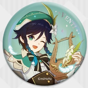 Venti - Genshin Impact - Windborne Bard - Badge