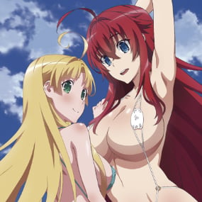 Rias und Asia (C) - High School DxD Badetuch - Sakami (160 x 80 cm)