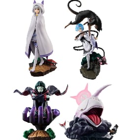 Set (4 Figuren) - Re:ZERO - Re:Memory - Petitrama Series - Megahouse