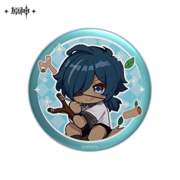 Kaeya Chibi Ver. - Button - Genshin Impact- miHoYo