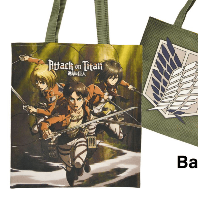 Eren, Mikasa & Armin - Attack on Titan Tragetasche - Pop Buddies
