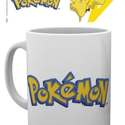 Logo und Pikachu - Pokemon Tasse
