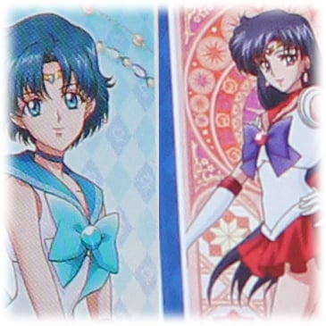 Sailor Moon Crystal Poster - Set 5 - Merkur und Mars