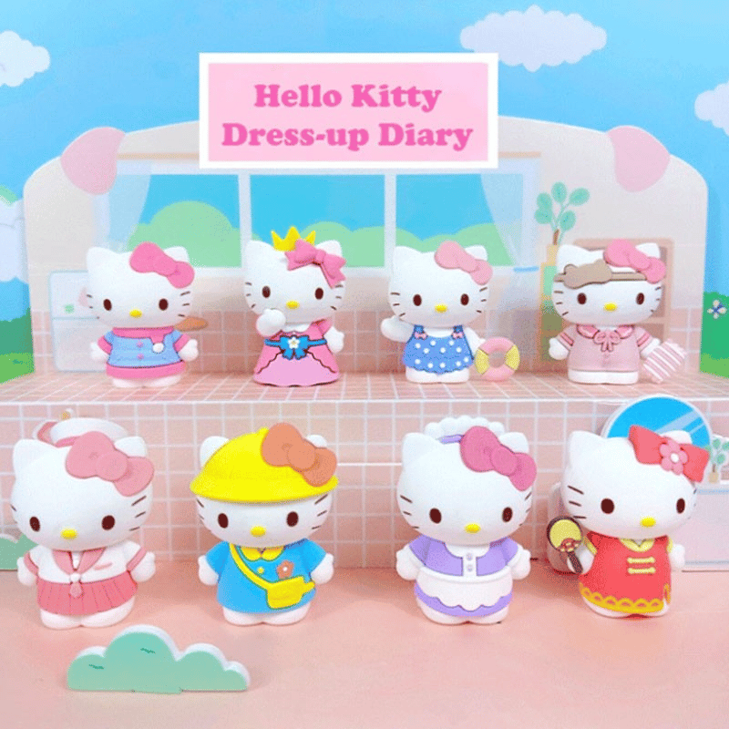 Zufällige Auswahl - Sanrio Characters - Hello Kitty Dress-Up Diary - Mini Figuren - Langbowang
