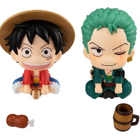Monkey D. Ruffy und Lorenor Zorro Set - One Piece Look Up - Megahouse