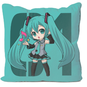 Hatsune Miku - Vocaloid - Kissenbezug - Pop Buddies