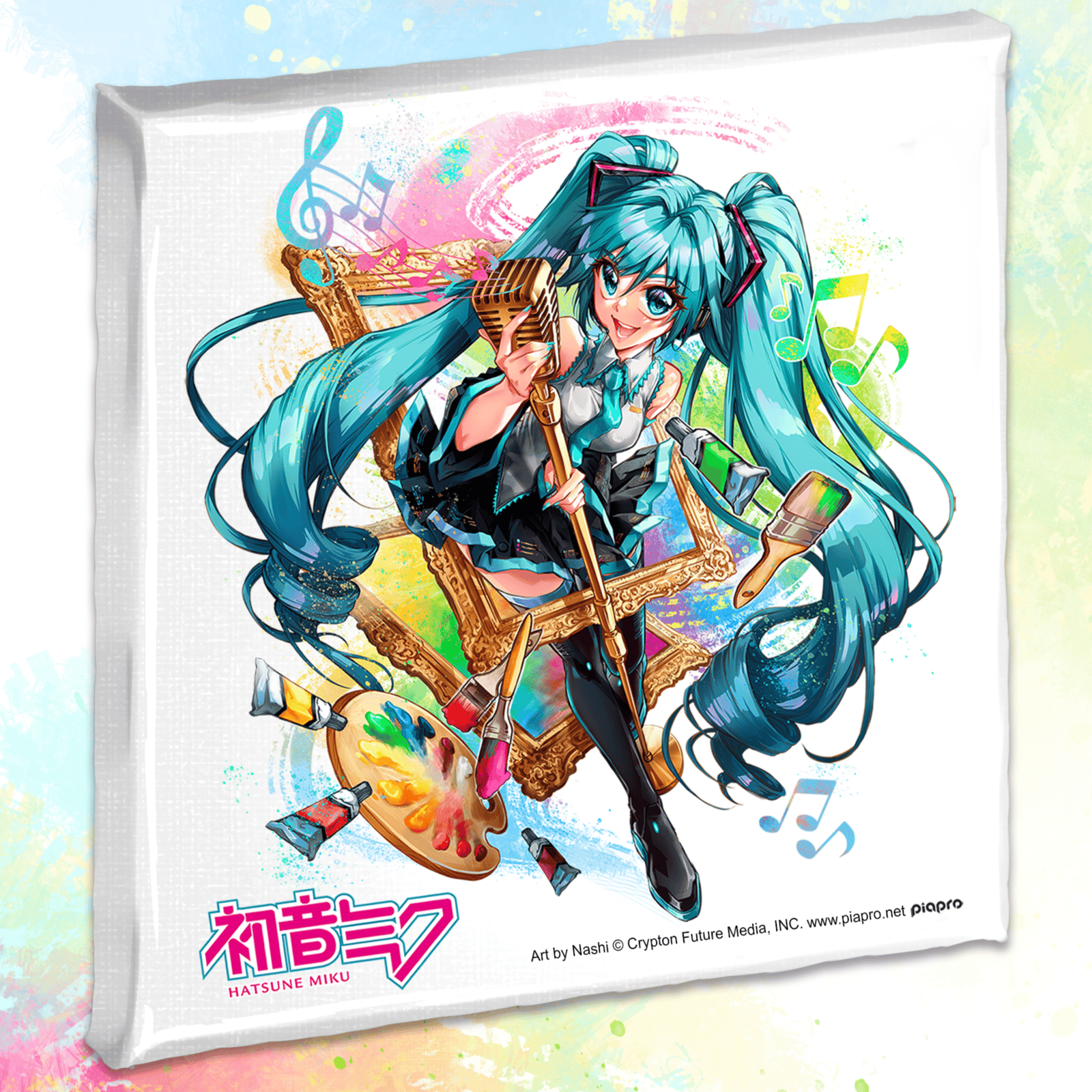 Hatsune Miku - Miku Expo 2024 - Canvas Art (Miku Standing) - Nashi
