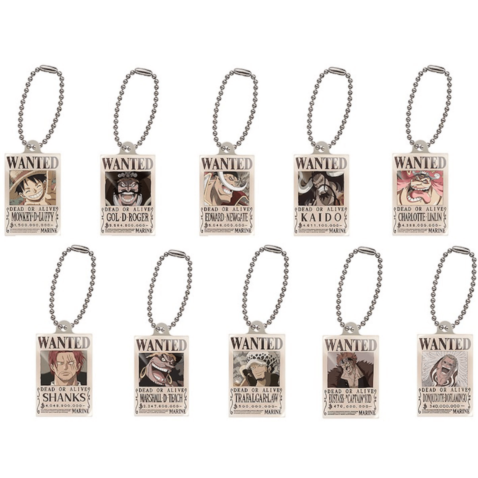 Zufällige Auswahl - One Piece - Wanted Anhänger - Bandai