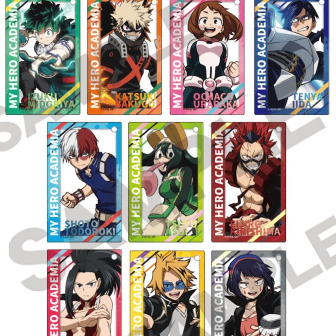 Zufällige Auswahl - My Hero Academia - Acrylanhänger (Trading Card) - Crux