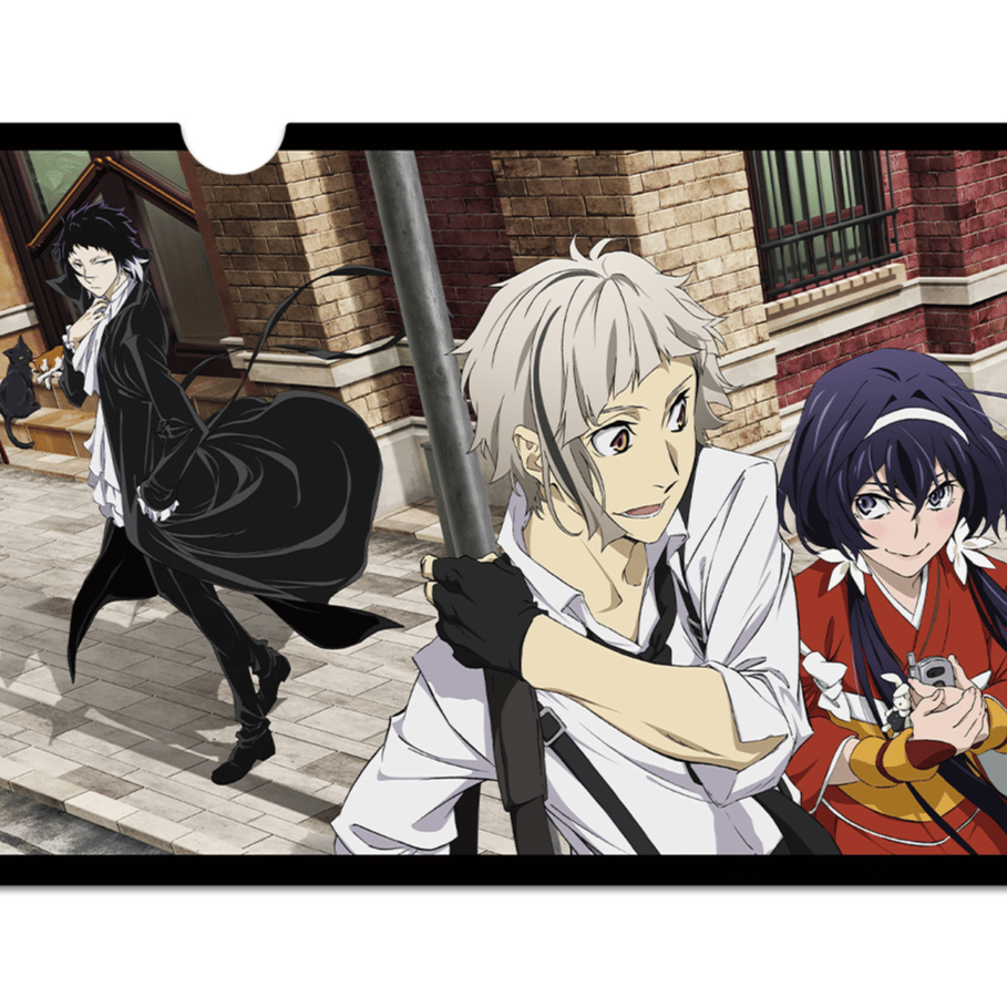 Atsushi, Akutagawa & Kyoka - Bungo Stray Dogs - Clear File / Aktenhülle (I) - Azumaker