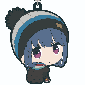 Rin Shima (Bocchi-kun Series) - Yuru Camp Season 2 - Gummi-Schlüsselanhänger - HMA