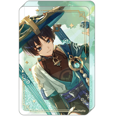 Scaramouche - Genshin Impact (Yi Wen Yi Shi Series) - Glitzer Acrylblock - miHoYo