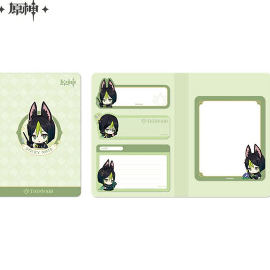 Tighnari - Genshin Impact - Haftnotizen Set (Chibi Stamp Series) - miHoYo