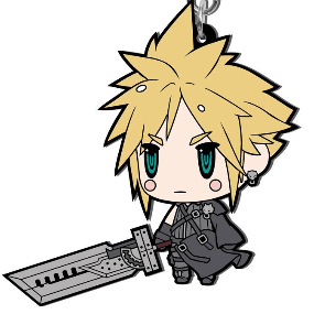 Cloud Strife - Advent Children Version - Final Fantasy VII - Gummi-Anhänger - Square Enix
