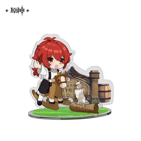 Diluc Chibi Ver. - Acrylaufsteller - Genshin Impact- miHoYo