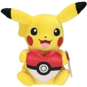 Pikachu - Pokémon Plüschtier mit Pokeherz - 20 cm