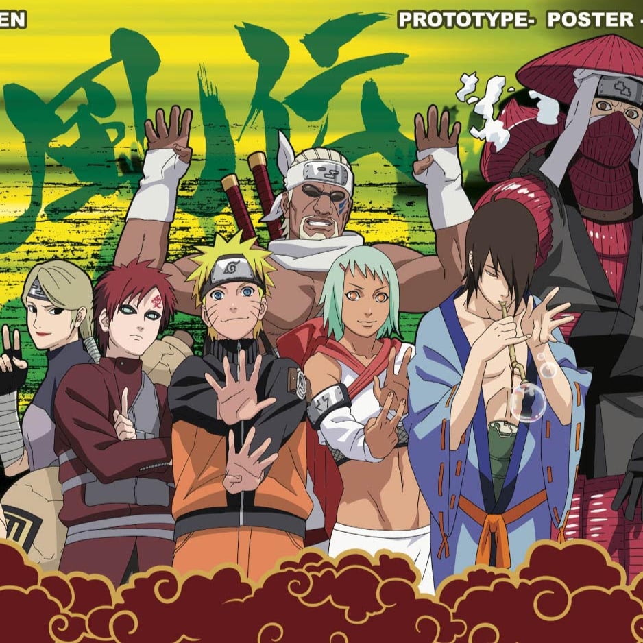 Jinchuurikis - Naruto Shippuden - Hochglanz Poster - SUNJA